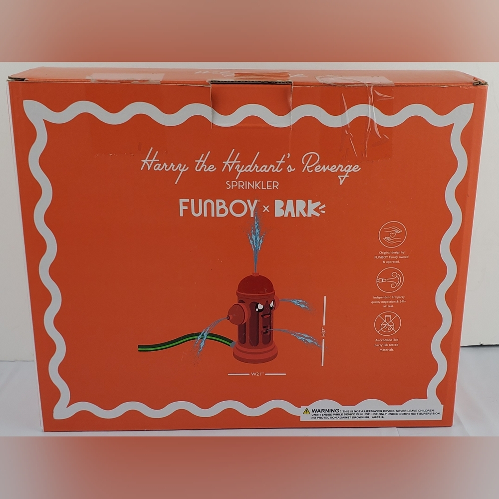 Funboy x Bark "Harry The Hydrant's Revenge" Inflatable Sprinkler 21" x 37" - NOB